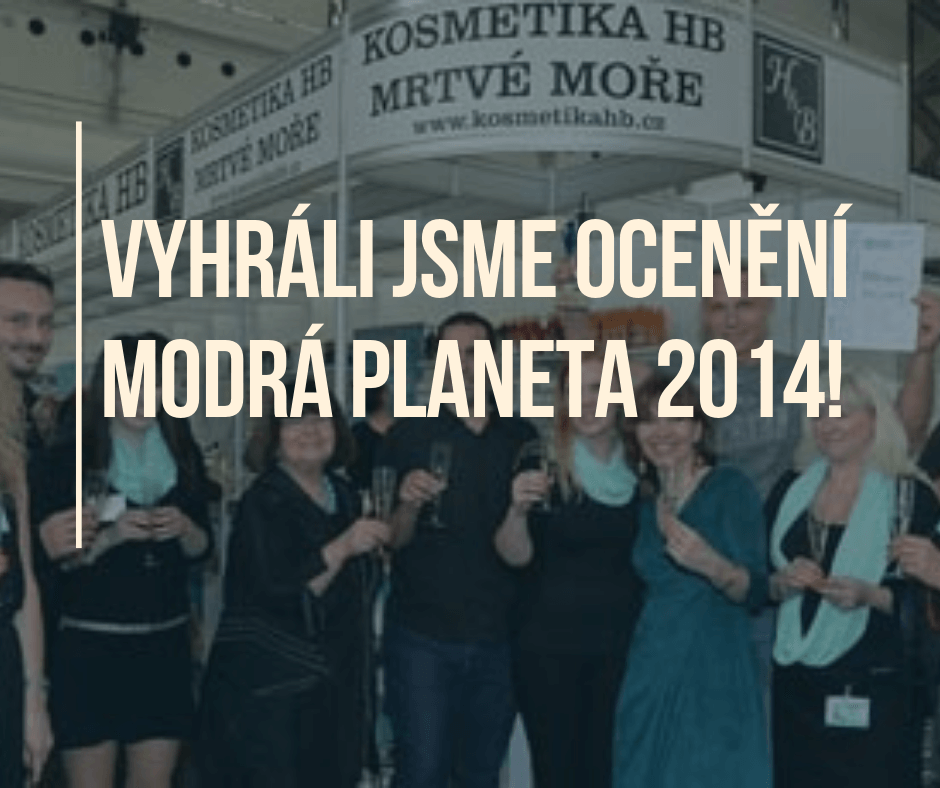 Vyhráli jsme ocenění Modrá planeta 2014!