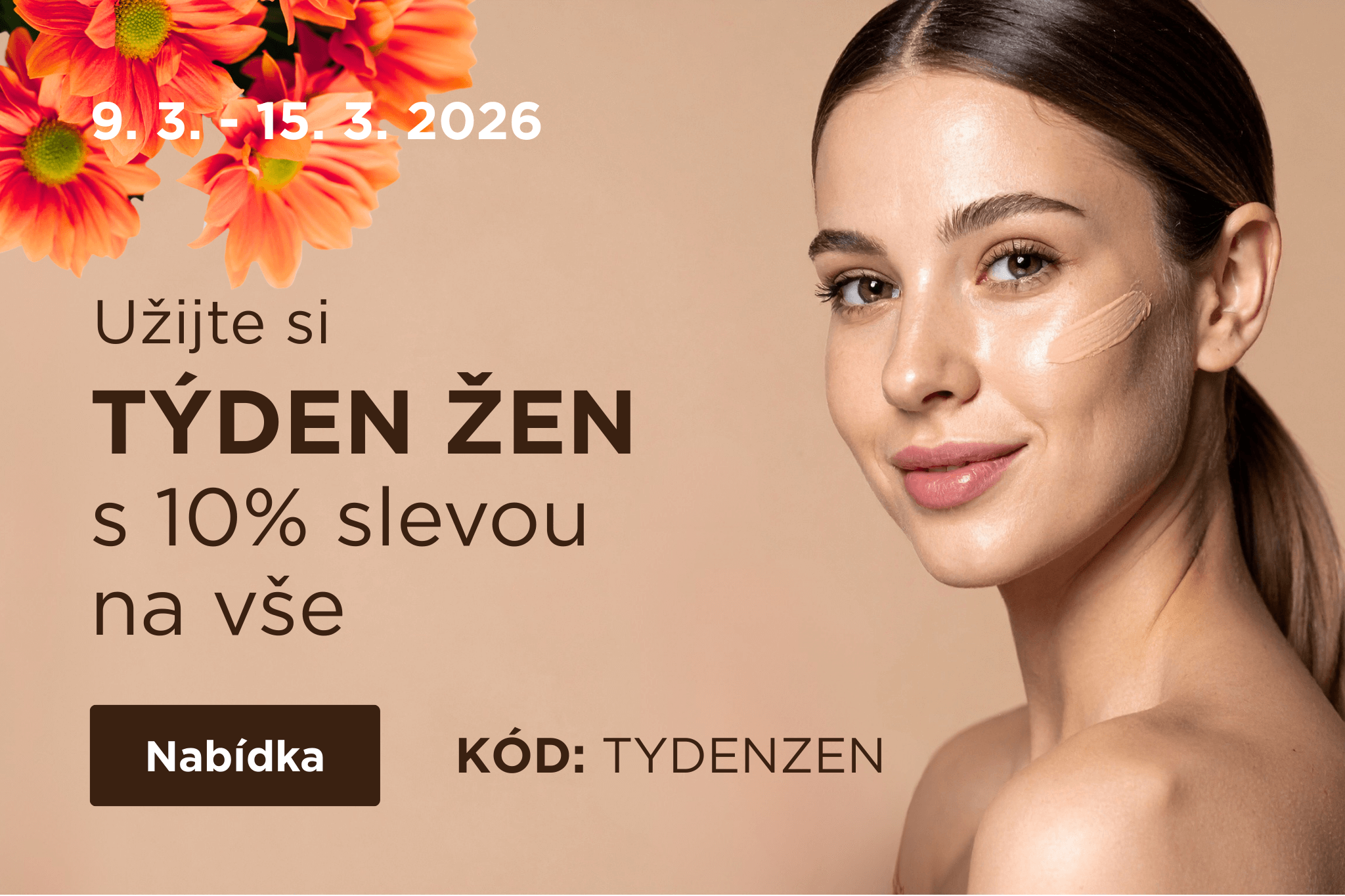 Týden žen s 10% slevou na vše.