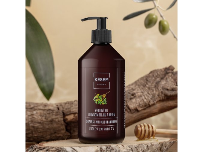 Kesem sprchovy gel s olivovym olejem a medem 02