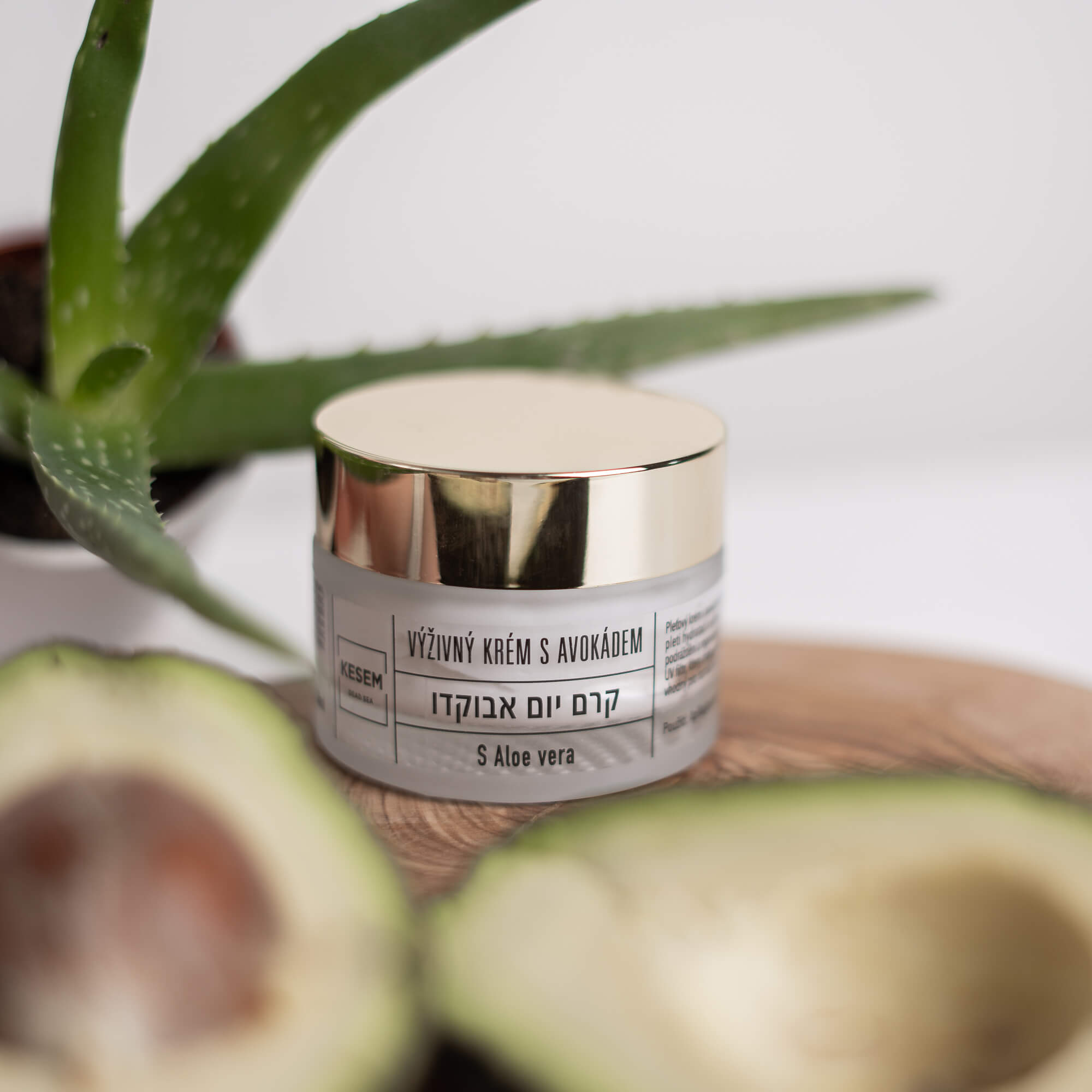 KESEM Dead Sea Výživný krém s avokádem a Aloe Vera