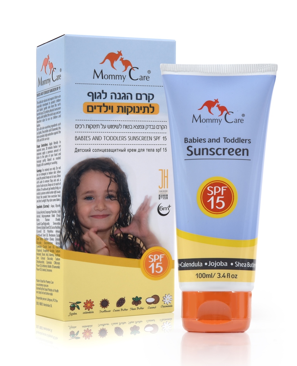 Mommy Care Dead Sea Mommy Care - Minerální Opalovací krém pro Kojence a Děti 100 ml - SPF 15