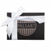 PALSAR7 Plochý silikonový kartáček na čištění pleti (černý)