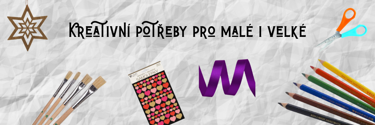 Kreativní potřeby pro malé i velké