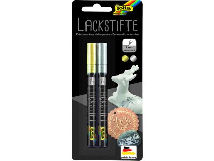 Lakový popisovač - 2 ks - 1 mm