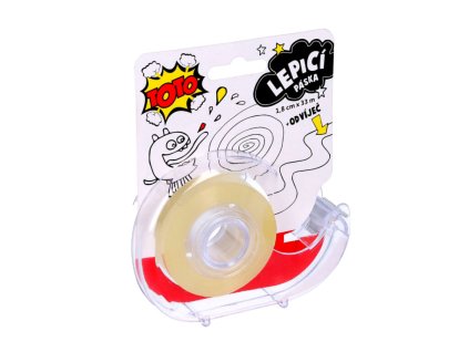 Odvíječ lepicí pásky 18 mm x 33 m, transparentní