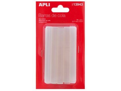 apli tavné tyčinky 11mm x 10 cm 10 ks průhledné