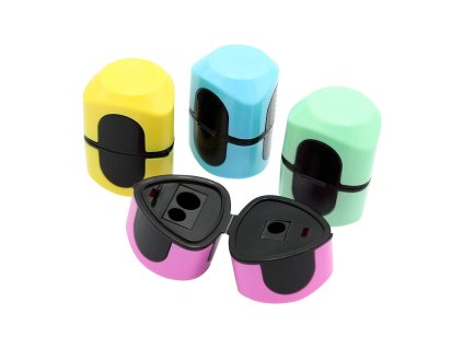 orezavatko trojhranne 3 otvory mix 4 barev