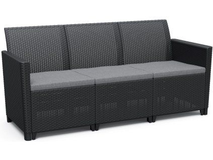 claire 3 seaters sofa grafit