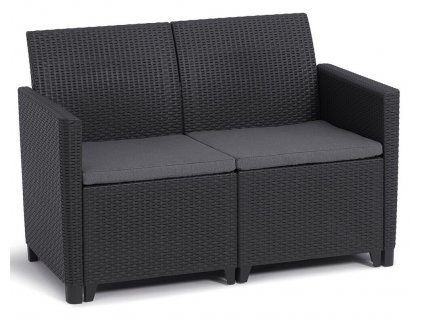 MARIE 2 SEATERS SOFA  - grafit