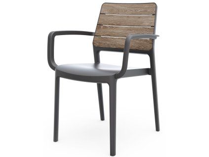 porto armchair graphite ashwood 2