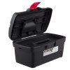 curver herobox basic toolbox polypropylene 13 inch 33x20x16cm black with red ef505350