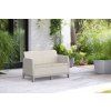 scandi forma double seater soft beige and pebble grey 2
