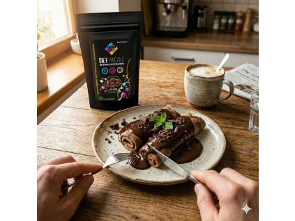 palačinka čokoláda