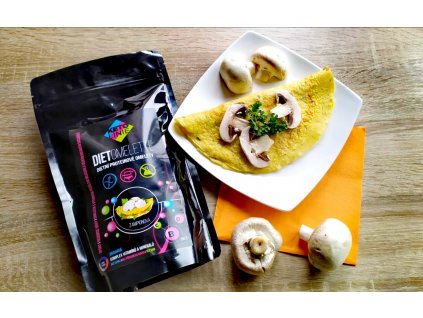 proteinová omeleta se žampionovou příchutí ( 350 g / 10 porcí )