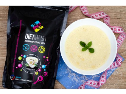 59 proteinova kase s prichuti kokosove mleko 12 porci