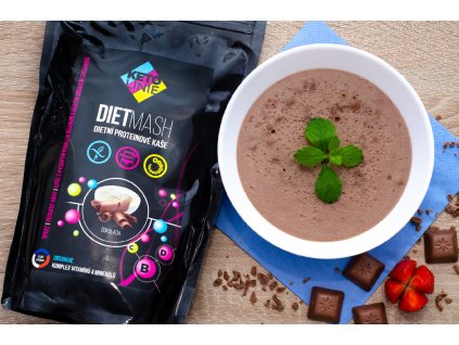 65 proteinova kase s prichuti cokolady 12 porci