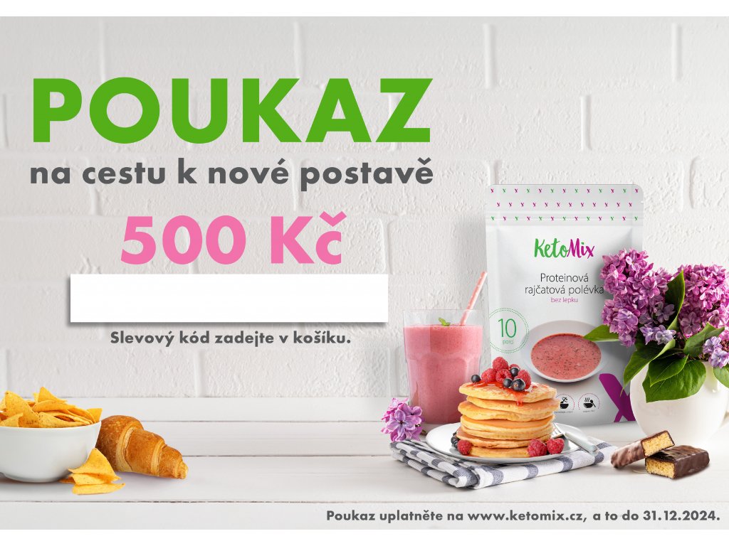 Dárková poukázka v hodnotě 500 Kč