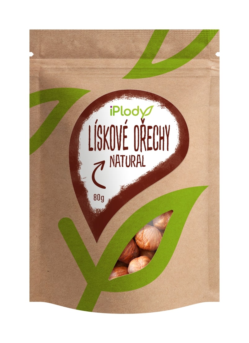 iPlody Lískové ořechy natural 80 g