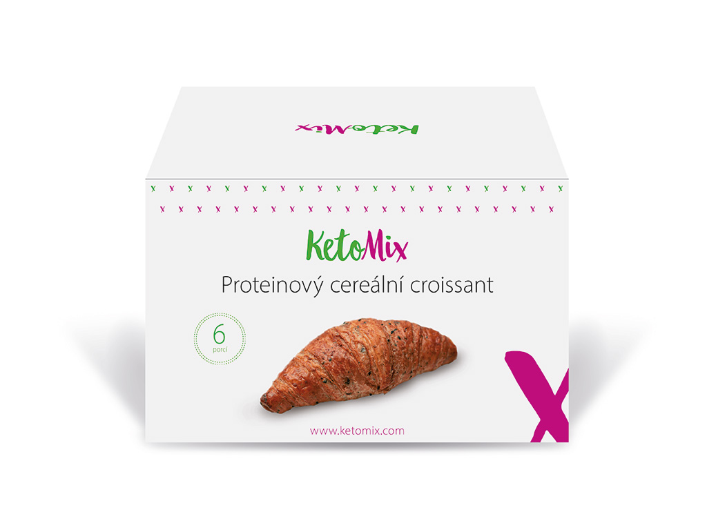 KetoMix Proteinový cereální croissant (6 porcí)