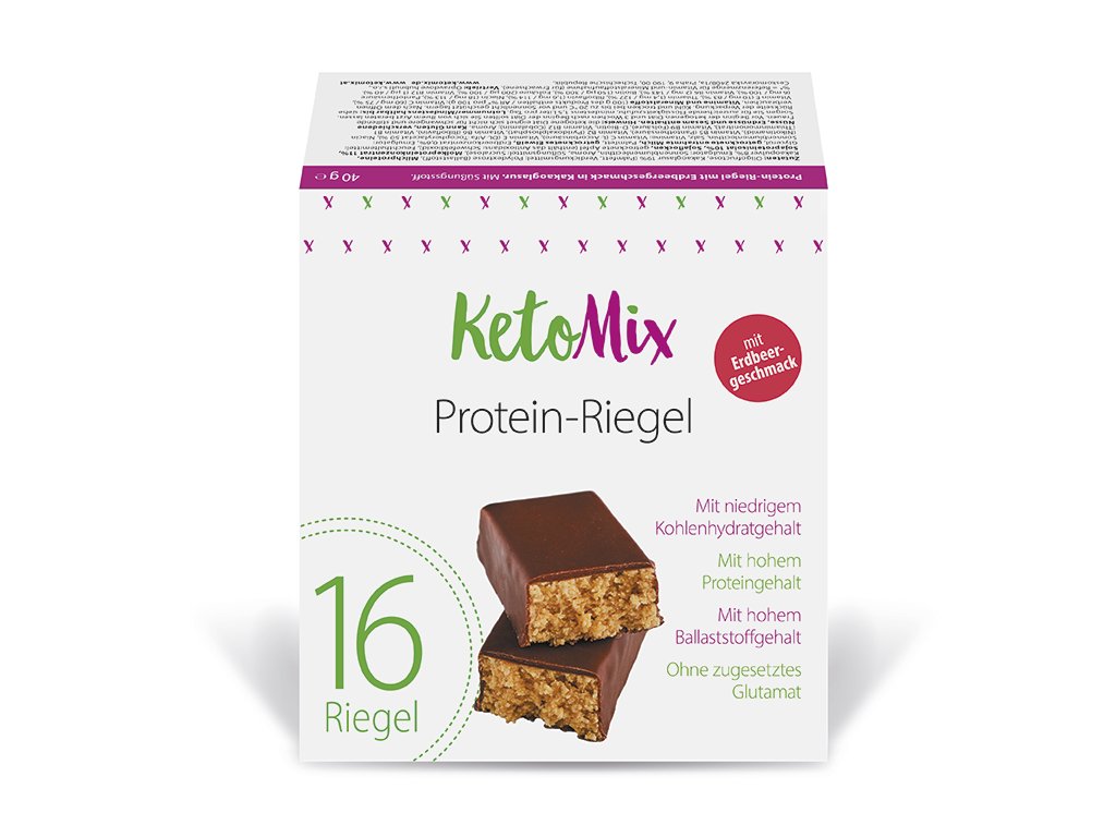 Protein-Riegel mit Erdbeergeschmack 16 x 40 g