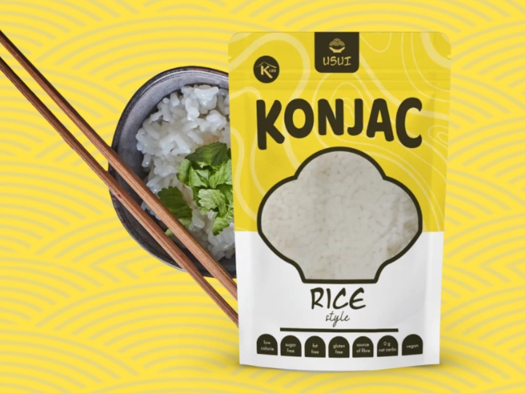 Usui konjak rizs lében 270 g (5 kcal, 0 g szénhidrát)