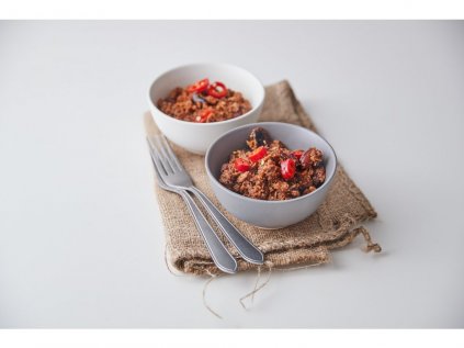 Proteínové cestoviny Chilli Sin Carne (1 porcia)