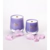 Vonná svíčka v českém foukaném skle s dřevěným knotem - KETT'S CANDLES