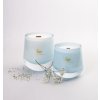 Vonná svíčka v českém foukaném skle s dřevěným knotem - KETT'S CANDLES