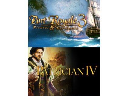 Port Royale 3 Gold and Patrician IV Gold - Double Pack - Steam klíč