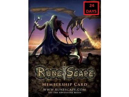 RuneScape Membership Timecard 24 dní - Runescape klíč