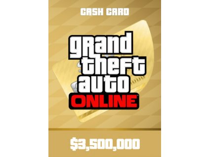 Grand Theft Auto Online: The Whale Shark Cash Card PC 3 500 000 - Rockstar klíč