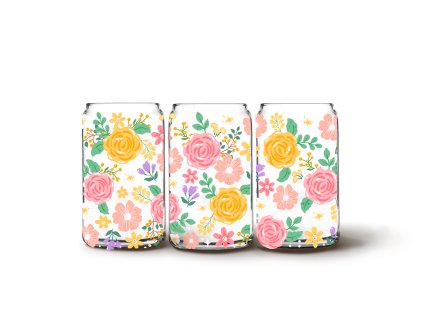 Glass Can - Růžička