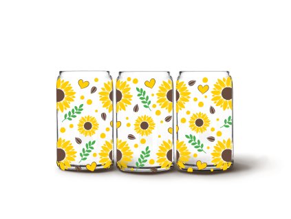 Glass Can - Slunečnice