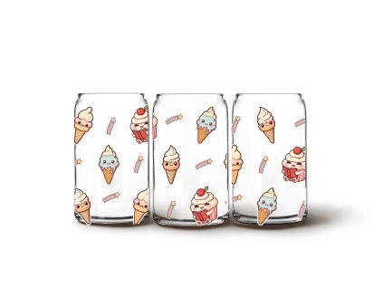 Glass Can - Ice cream