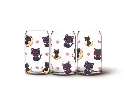 Glass Can -  Kočička