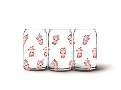 Glass Can -  Bubble tea