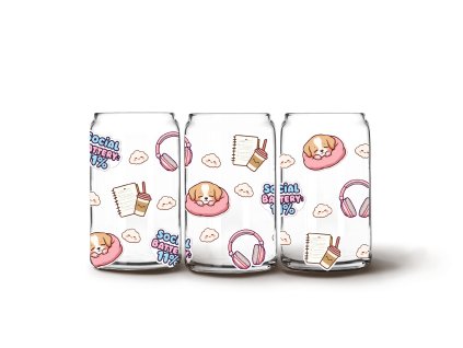 Glass Can - Social baterii