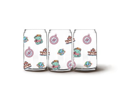 Glass Can -  Around the World