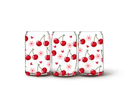 Glass Can - Cherry