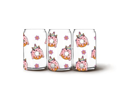 Glass Can - Happy Donut