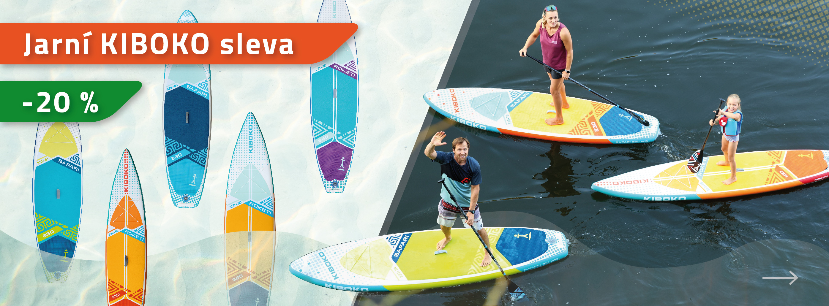 jarní akce na paddleboardy 2025