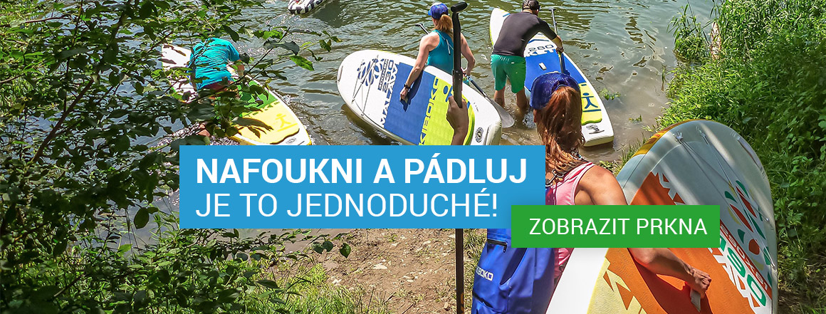 Nafoukni paddleboard a pádluj! - Je to jednoduché!