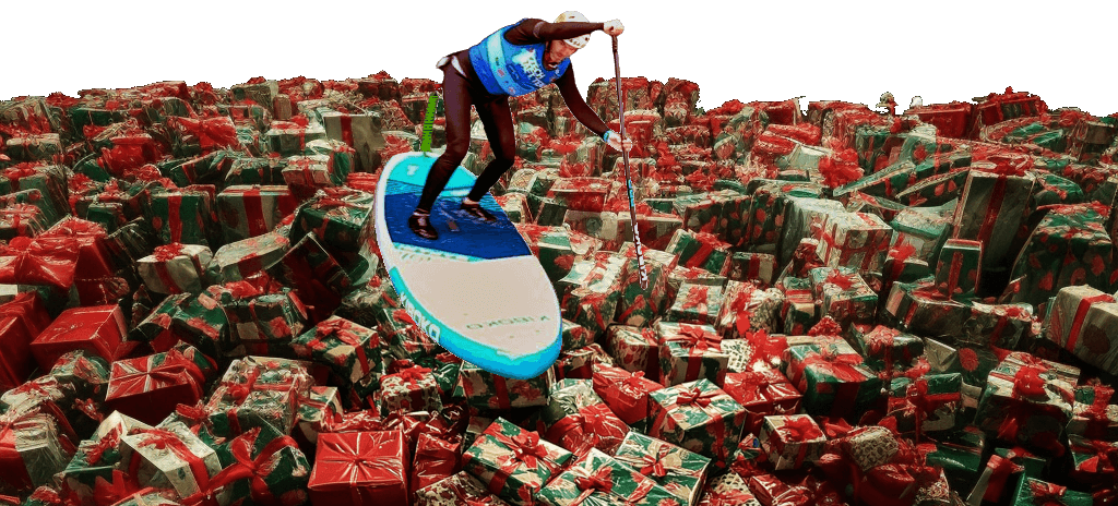 Moře vánočních dárků pro paddleboardisty na kibokostore