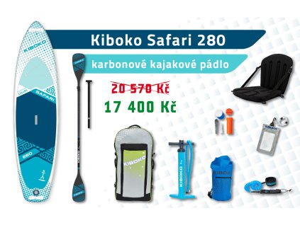 akční sety paddleboardu Kiboko Safari 280