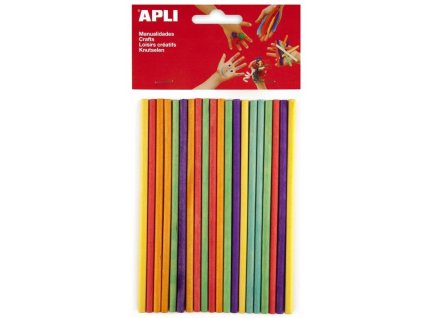 hrube špajdle 25ks 150x5 mix farieb