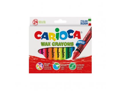 wax maxi crayons 24 pcs