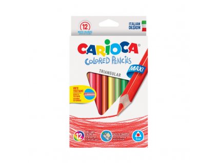 triangular maxi pencils 12 pcs
