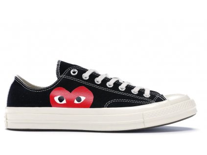 Converse Chuck Taylor All-Star 70 Ox Comme des Garcons PLAY Black (Velikost 45)
