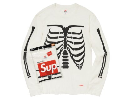 Supreme Hanes Bones Thermal Crew (1 Pack) Natural (Oblečení M)