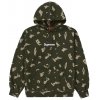 Supreme Box Logo Hooded Sweatshirt (FW21) Olive Russian Camo (Oblečení M)